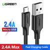 UGREEN micro USB Cable QC 3.0 2.4A 0.25m (Black)