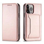 Magnet Card Case for Samsung Galaxy A23 5G Cover with Flip Wallet Stand Pink