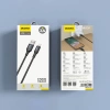Dudao 3A 30W L3SL USB-A - Lightning Kabel geflochten 1,2 m - Schwarz