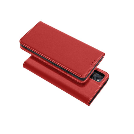 Kabura skórzana SMART PRO do XIAOMI Redmi 12C bordowy