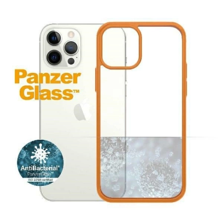 PanzerGlass ClearCase Hülle für iPhone 12 / 12 Pro - transparent orange