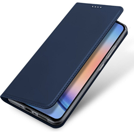 Etui Dux Ducis Skin Pro do Samsung A35 5G z klapką - niebieskie