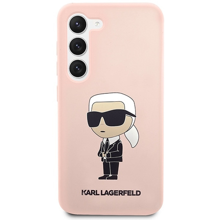 Karl Lagerfeld Silicone NFT Ikonik - Etui Samsung Galaxy S23 (różowy)