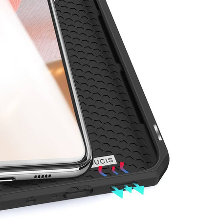 DUX DUCIS Skin X kabura etui pokrowiec z klapką Samsung Galaxy A72 4G czarny