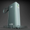 Powerbank SBS 10000 mAh 20W mit integriertem USB-C-Kabel und Digitalanzeige - grau