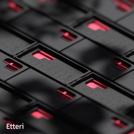 Nakładka Etteri Silicone Case do Samsung Galaxy S25 Ultra czarna