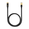 Baseus Speed Seven High Speed RJ45 Netzwerkkabel 10Gbps 1m Schwarz (WKJS010101)