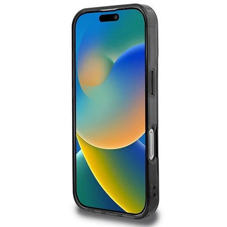 BMW Motosport IML Random Stripes Hülle für iPhone 16 Pro – Schwarz