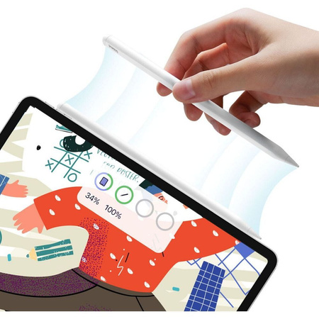 Rysik z aktywną końcówką Baseus Smooth Writing 2 Overseas Edition do iPad z wymienną końcówką - biały