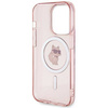Karl Lagerfeld IML Choupette MagSafe case for iPhone 15 Pro - pink