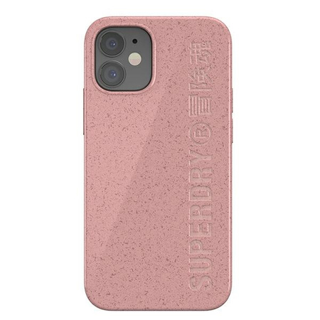 SuperDry Snap iPhone 12 mini Compostable Case pink / pink 42620