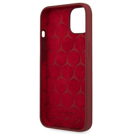 Mercedes MEHCP13MSILRE iPhone 13 6.1 "red / red hardcase Silicone Line