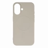 Liquid Silicone Case MagSafe für Samsung Galaxy S25 - Beige