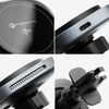 FORCELL F-GRIP Air Mag (F-07) Qi2 uchwyt z ładowaniem indukcjnym do kratki kompatybilny z MagSafe srebrny