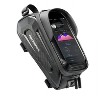 Gepanzerte Fahrradtasche Rockbros B68-1 mit Handytasche 1,7 l – Schwarz
