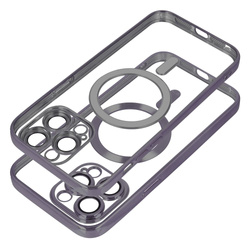 Futerał ELECTRO MAG COVER kompatybilny z MagSafe do IPHONE SE 2025 srebrny
