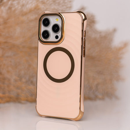 Nakładka Circle Glam Mag do iPhone 16 Plus 6,7&quot; różowa