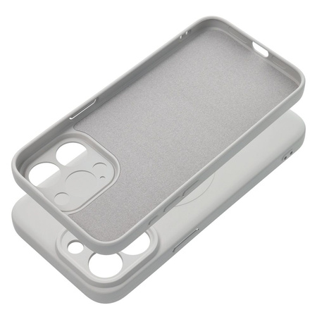 Futerał Silicone Mag Cover kompatybilny z MagSafe do IPHONE 15 PRO MAX tytanowy