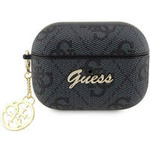 Guess GUAP2G4GSMK AirPods Pro 2 Cover schwarz/schwarz 4G Charm Collection