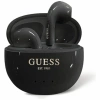 Słuchawki TWS Guess Glossy Effect Egg Shape Printed Classic Logo - czarne