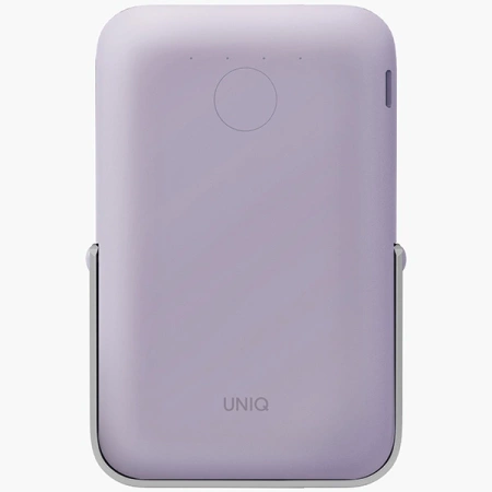 Powerbank UNIQ Hoveo magnetyczny 5000mAh USB-C 20W PD - fioletowy