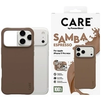 CARE by PanzerGlass Fashionable Samba MagSafe Case for iPhone 17 Pro Max - Brown