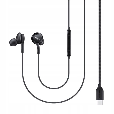 Oryginalne słuchawki Samsung AKG IC100BB GP-OAU021AMDBW USB-C Czarny (bulk EU)