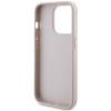 Etui Guess 4G Metal Gold Logo na iPhone 15 Pro - różowe