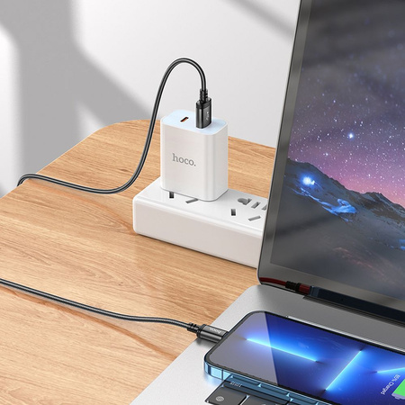 HOCO kabel USB A do Lightning 2,4A X89 2 m czarny