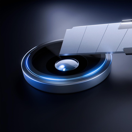 Apple iPhone SE4/16E - 3mk Lens Protection Pro Graphite/ Grey