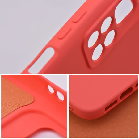 Futerał SILICONE do XIAOMI Redmi Note 13 5G brzoskwiniowy