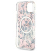 Guess GUHMP14MHCFWSP iPhone 14 Plus 6.7" różowy/pink hardcase Flower MagSafe