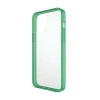 Etui PanzerGlass ClearCase antybakteryjne z certyfikatem Military Grade na iPhone 13 Pro Max - przezroczysto-zielone