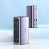 Ugreen Multifunktions-HUB 12in1 USB C USB HDMI DP RJ45 AUX SD TF grau (CM555)