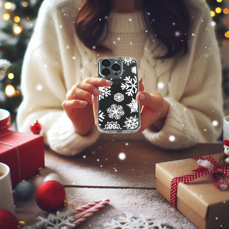 TEL PROTECT Christmas Clear Case do Iphone 16 Plus Wzór 4