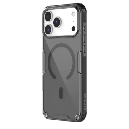 Nillkin Nature TPU Pro Magnethülle kompatibel mit MagSafe für iPhone 17 Pro Max - Translucent Black