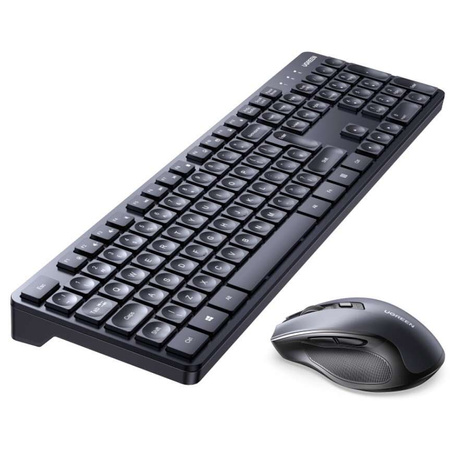 Ugreen MK006 2,4 GHz kabelloses Maus- und Tastaturset – Schwarz
