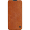 Nillkin Qin skórzana kabura etui Xiaomi Redmi Note 9T 5G brązowy