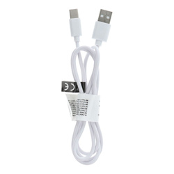 Kabel USB - Typ C 2.0 C366 1 metr biały (długa koncówka 8mm)