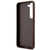 Oryginalne Etui GUESS Hardcase GUHCS24S4GMGBR do Samsung S24 (Leather 4G Metal Logo / brązowy)