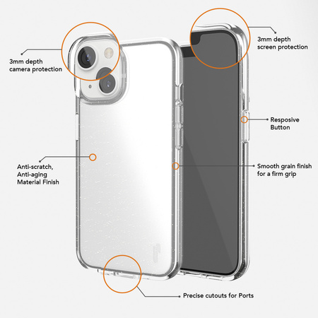 Ugly Rubber nakładka Vogue do iPhone 6G / 7G / 8G / SE 2 / SE 3 transparentna