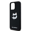 Oryginalne Etui KARL LAGERFELD hardcase Silicone Choupette Head MagSafe KLHMP15LSCHPPLK do Iphone 15 Pro Czarny