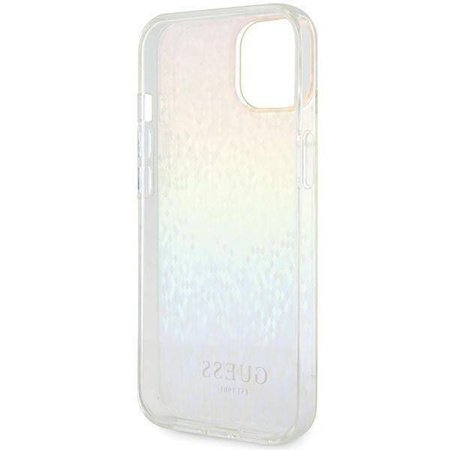 Guess nakładka do iPhone 12 / 12 Pro 6,1&quot; GUHCP12MHDECMI HC IML FACETED MIRROR DISCO IRIDESCENT