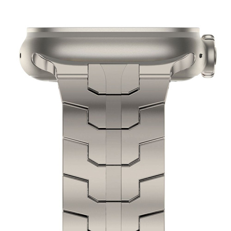 TECH-PROTECT STAINLESS LINE APPLE WATCH 6 / 7 / 8 / 9 / 10 / SE / ULTRA 1 / 2 (44 / 45 / 46 / 49 MM) TITANIUM