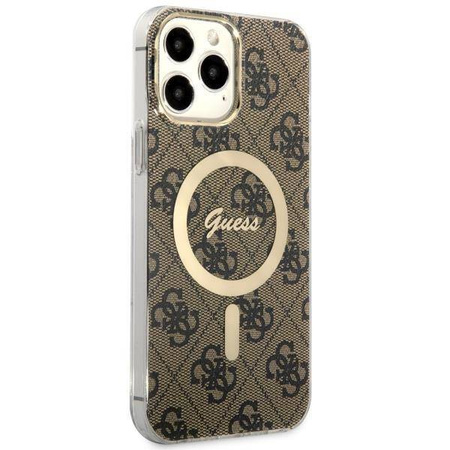 Guess GUHMP13XH4STW iPhone 13 Pro Max 6.7&quot; Braun/Braun Hardcase 4G MagSafe