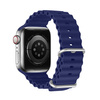Dux Ducis Strap Watch 8 / 7 / 6 / 5 / 4 / 3 / 2 / SE (41 / 40 / 38mm) Silikonband Armband Marineblau (OceanWave Version)
