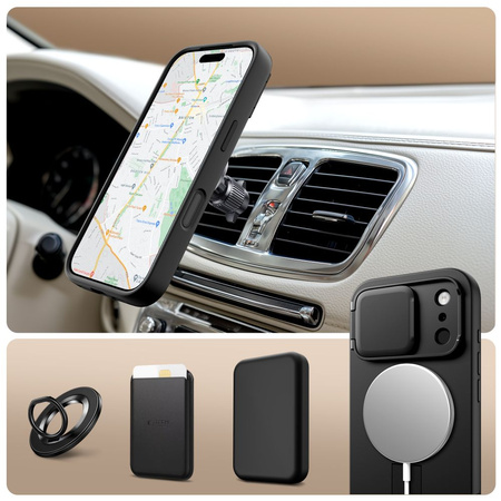 TECH-PROTECT KEVLAR AURA MAGSAFE IPHONE 17 PRO BLACK