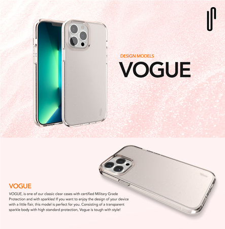 Ugly Rubber nakładka Vogue do iPhone X / Xs transparentna