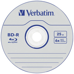 Płyta BD-R Verbatim Datalife 25GB 6X     25szt 43837