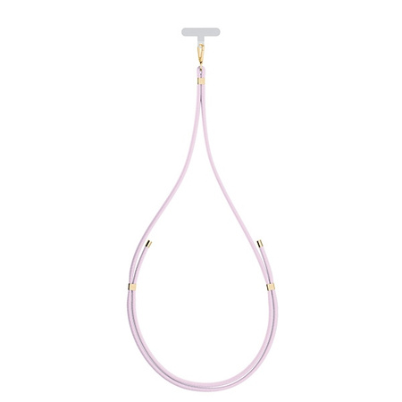 3MK EasyClip Elite Powder Pink (gold) smycz do telefonu